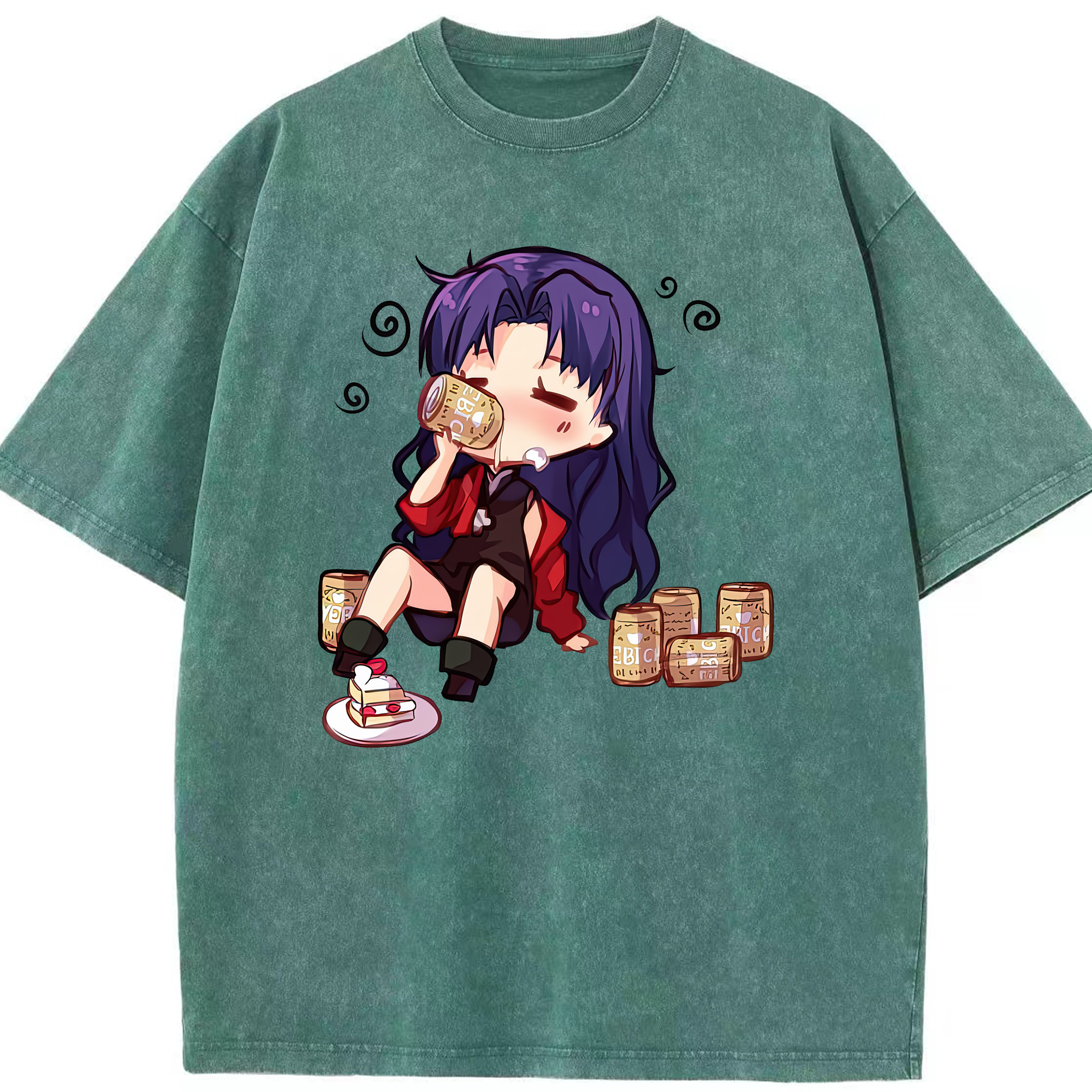 （画像用） EVA 新世紀エヴァンゲリオン 綿100% ヴィンテージ風 半袖Tシャツ（フロントプリント）
